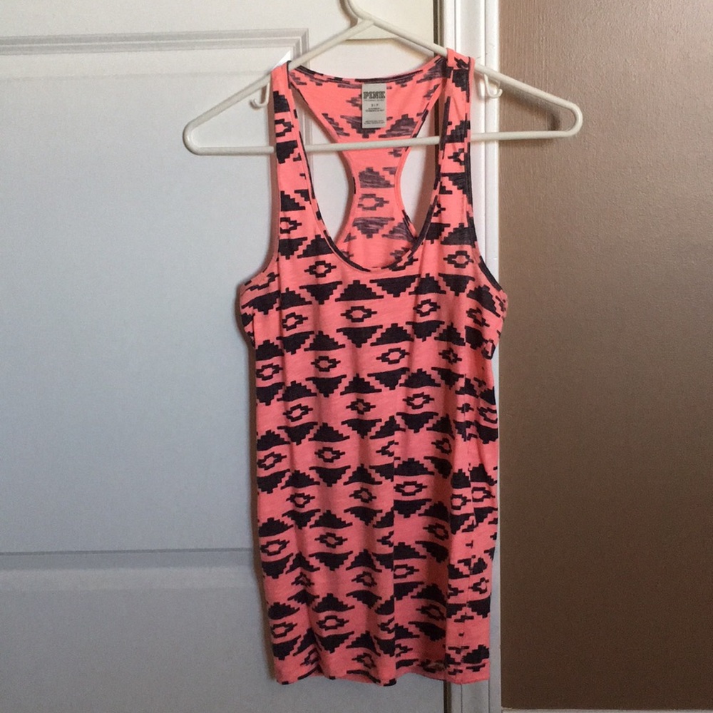 PINK Tribal Racerback Tank